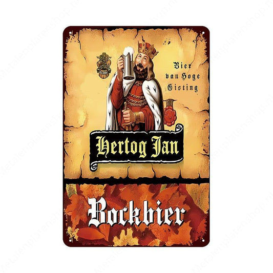 Hertog Jan Bockbier - Metalen Wandbord