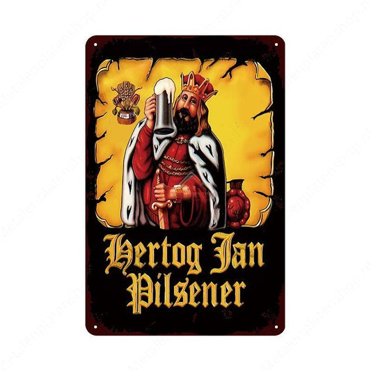 Hertog Jan Pilsener - Metalen Wandbord