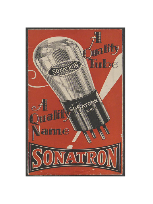 Metalen Wandbord - Sonatron - Tubes - Jukebox