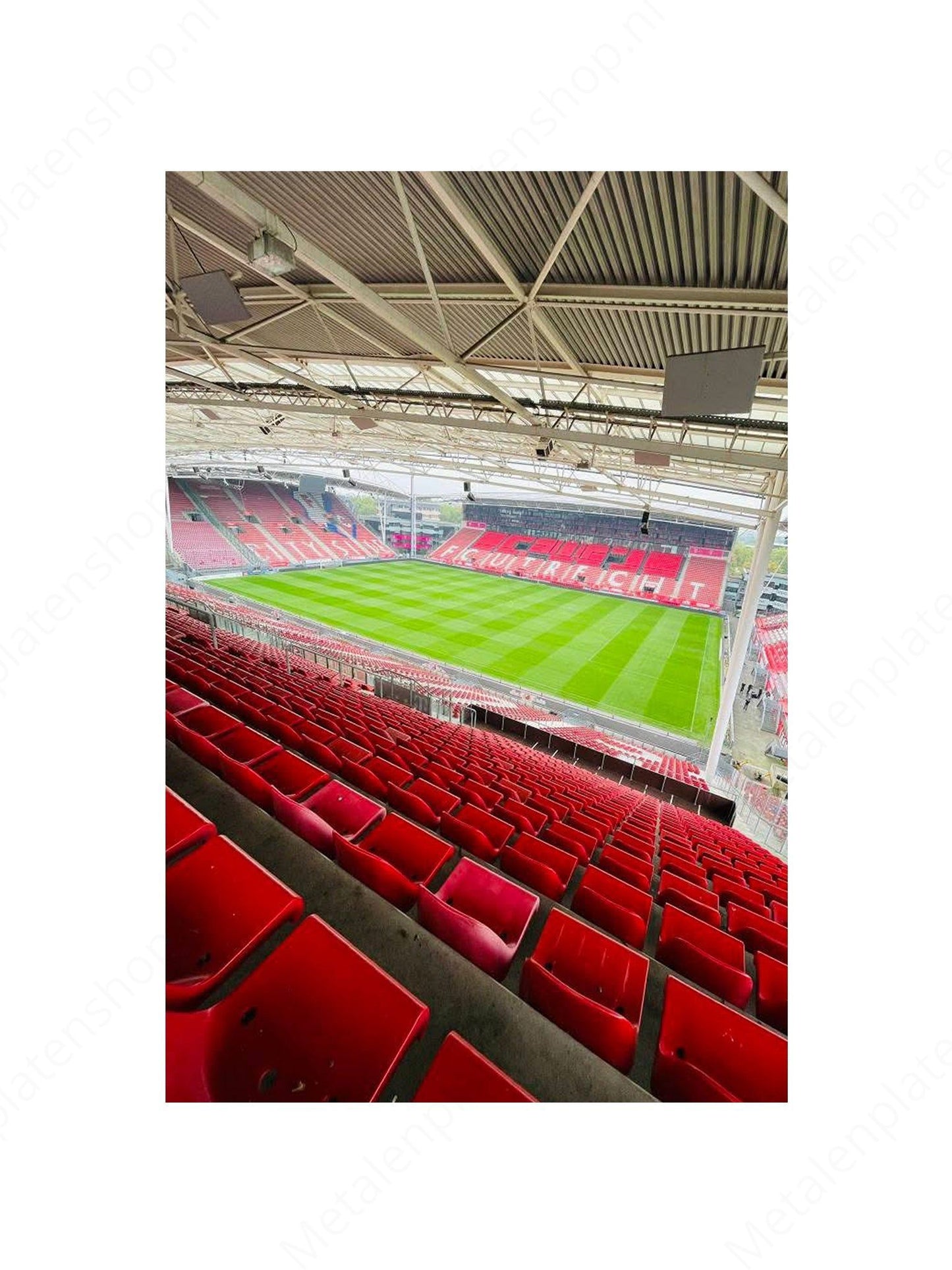 Metal Wall Sign - FC Utrecht - Stadium #2 