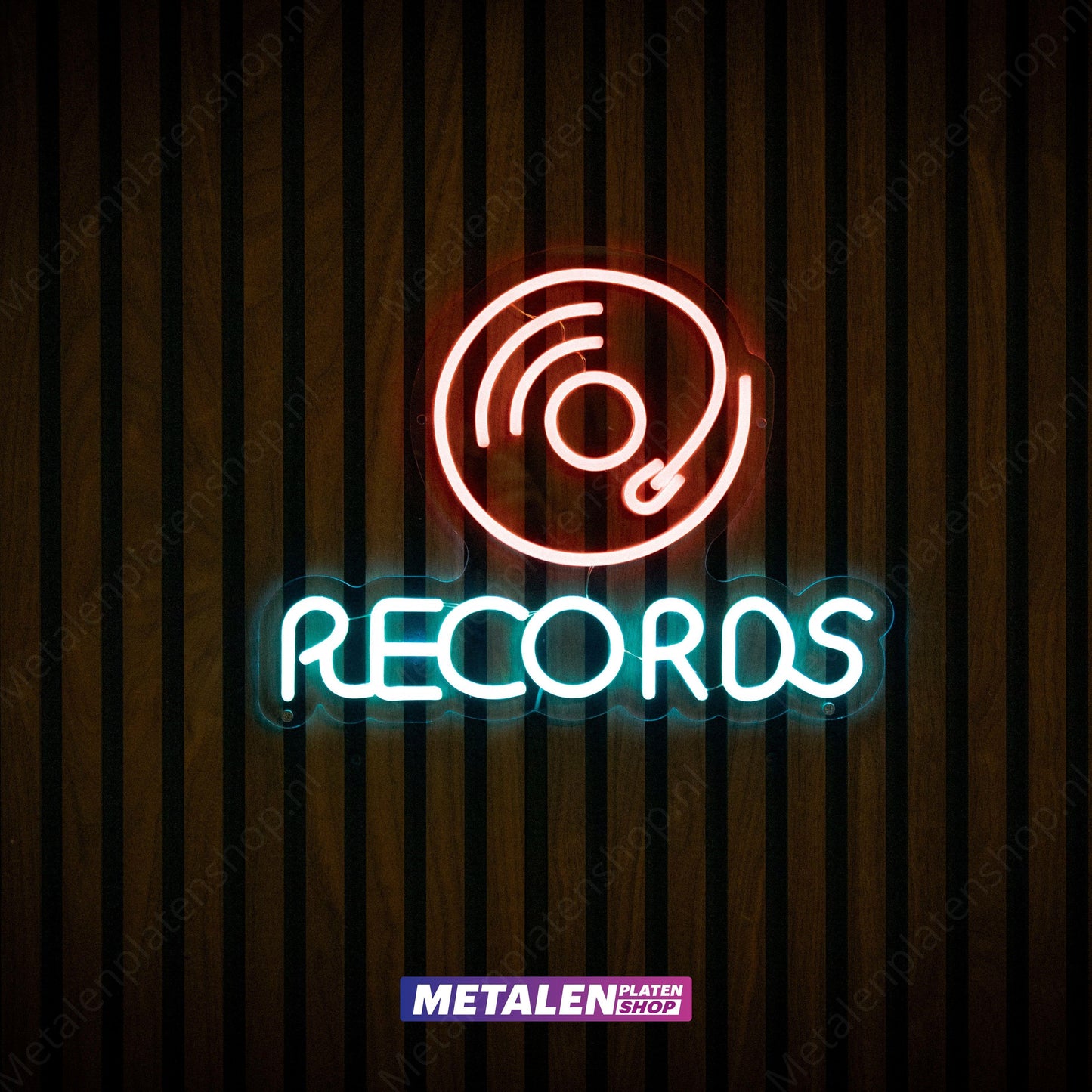 Vinyl Records - Neonbord - LED