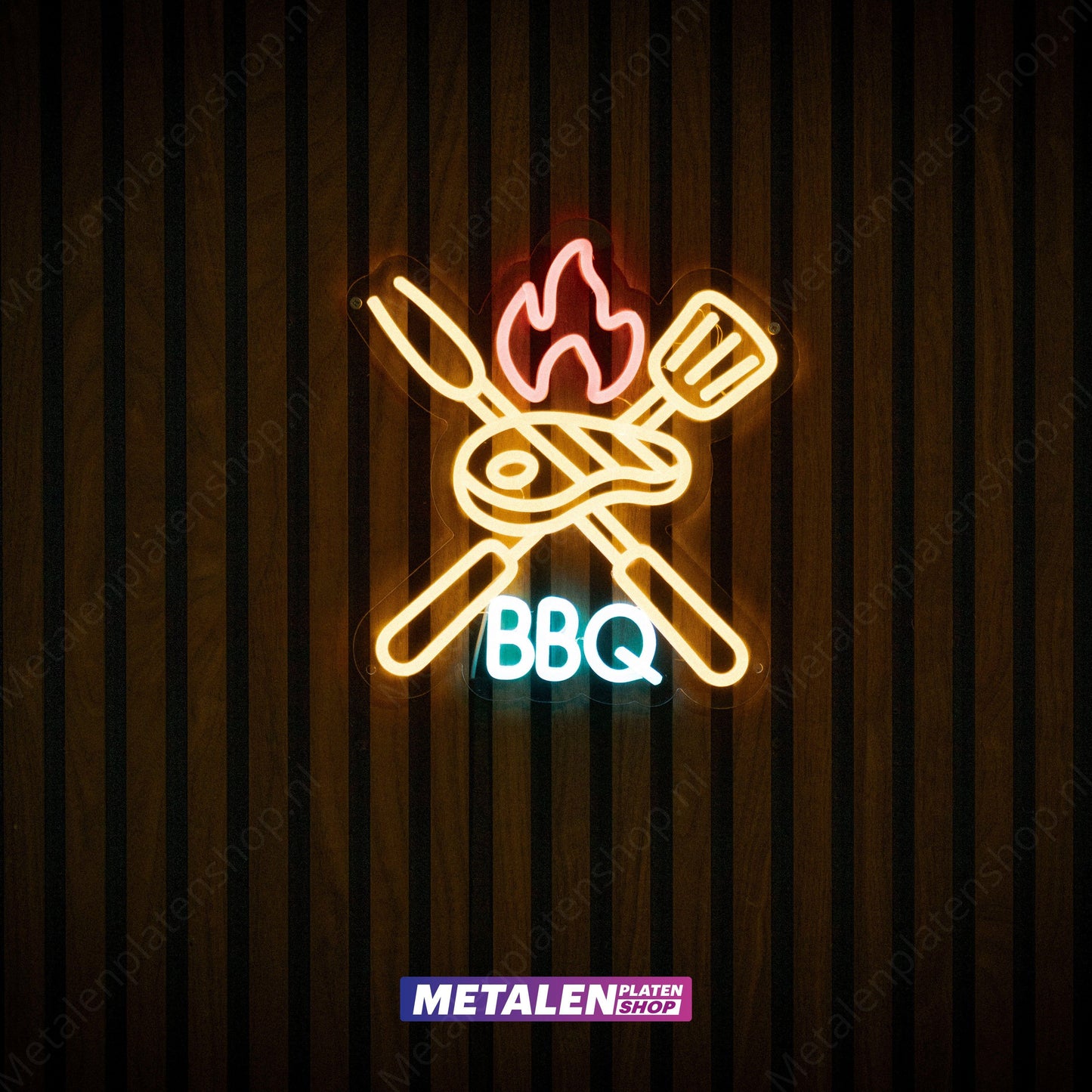 BBQ - Neonbord - LED