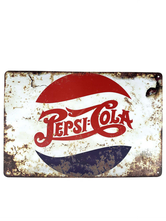 Metalen Wandbord - Pepsi-Cola