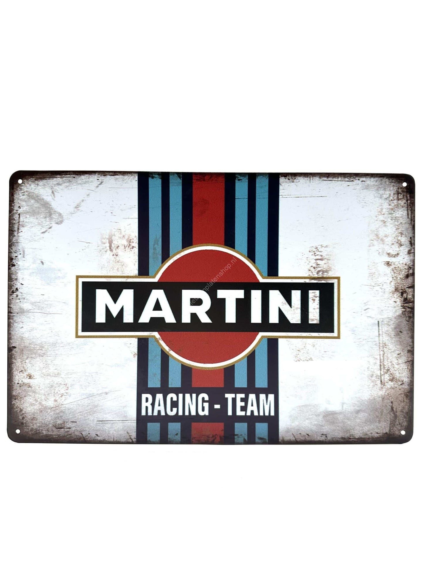 Wandschild aus Metall – Martini – Racing – Team