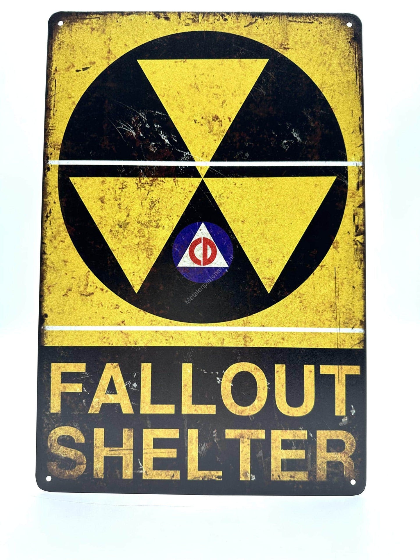 Metal Wall Sign - Fall Out Shelter