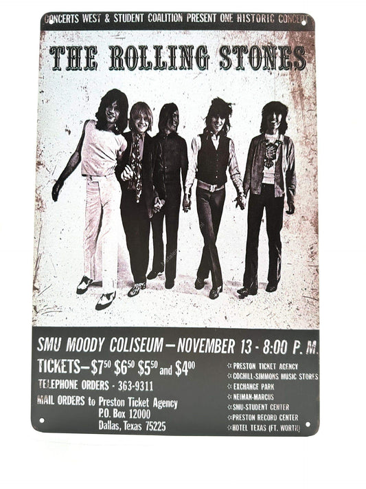 Wandschild aus Metall – The Rolling Stones 13. November