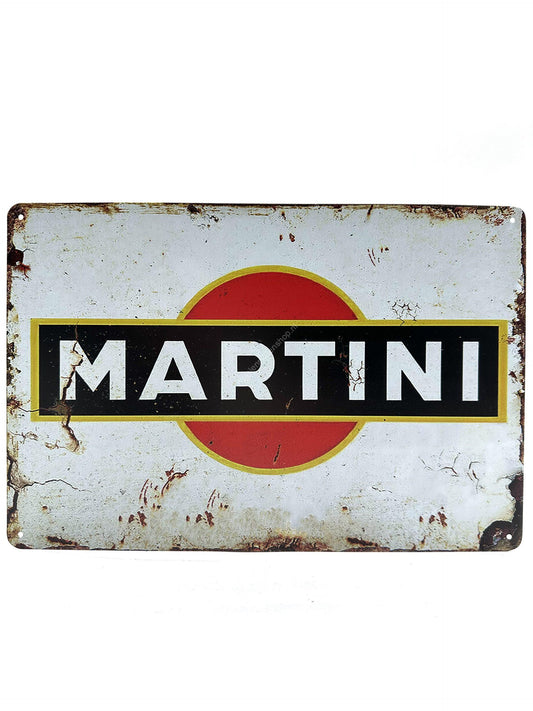 Metalen Wandbord - Martini