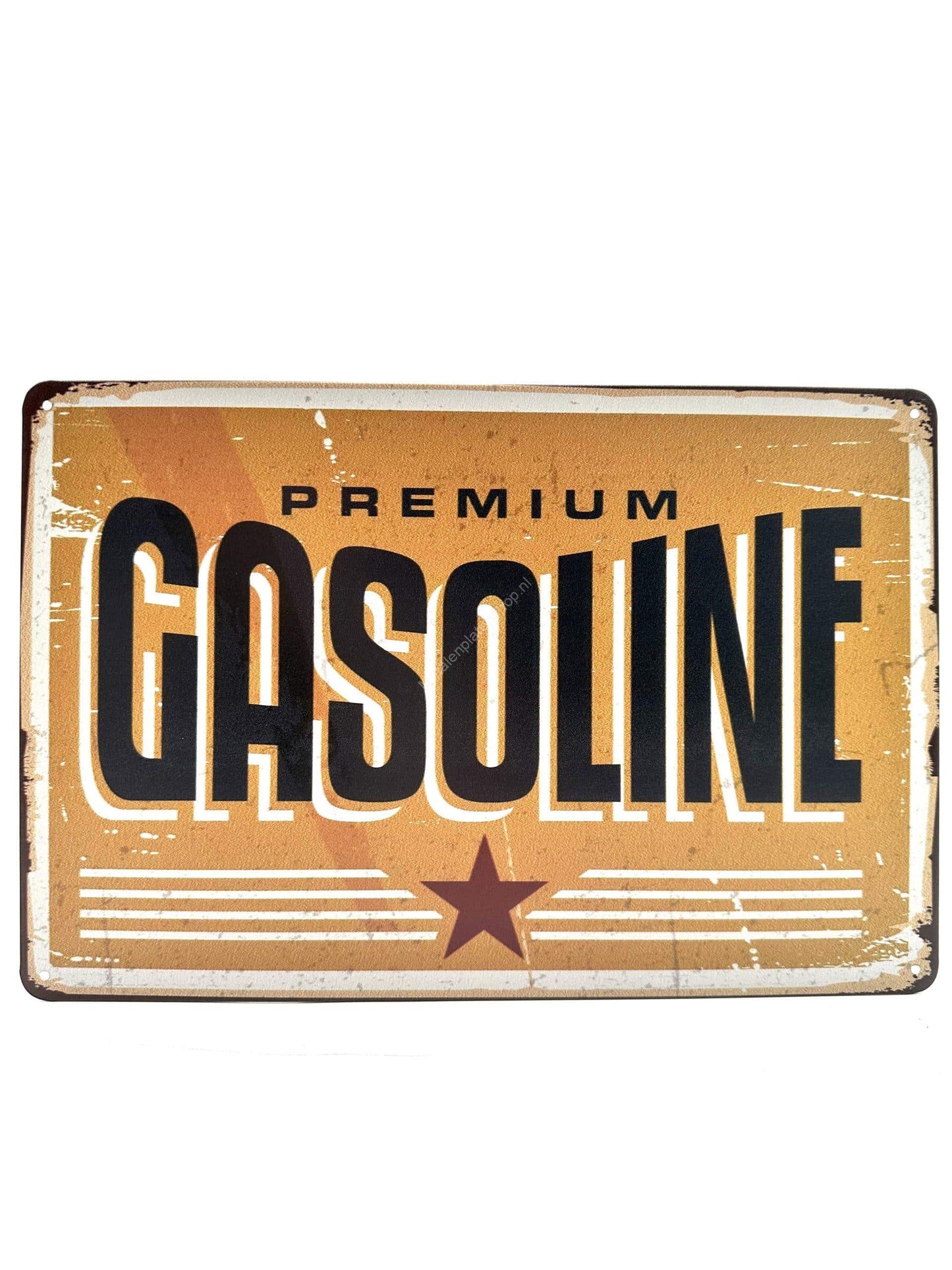 Metal Wall Sign - Gasoline