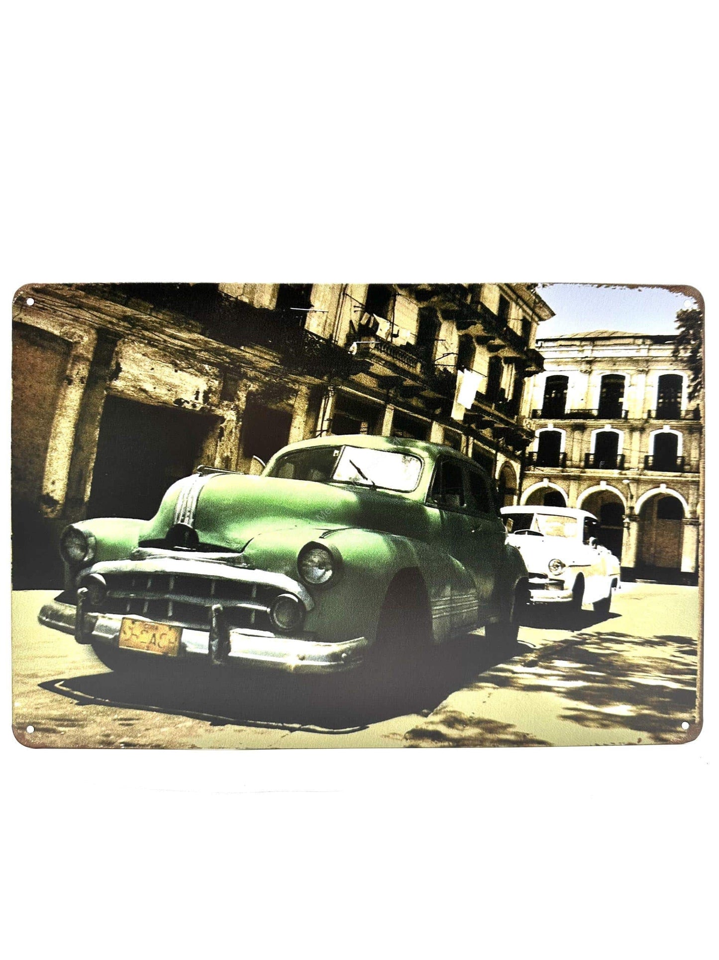 Metal Wall Sign - Cuba Cadillacs Oldtimer