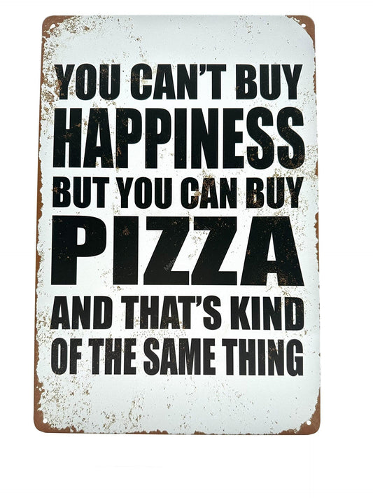 Metal Wall Sign - You Can't Buy Happiness