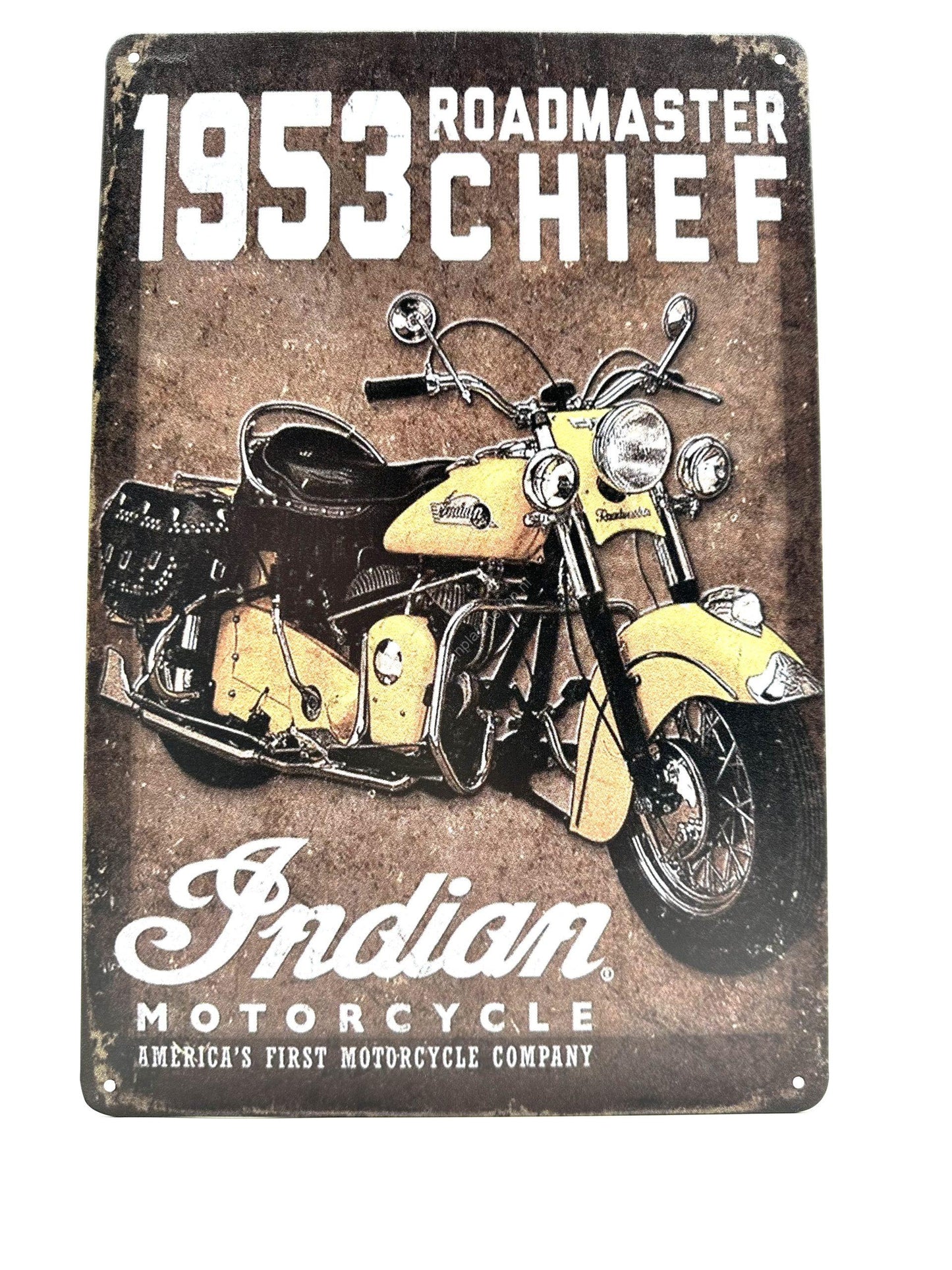 Metal Wall Sign - 1953 Roadmaster Chief