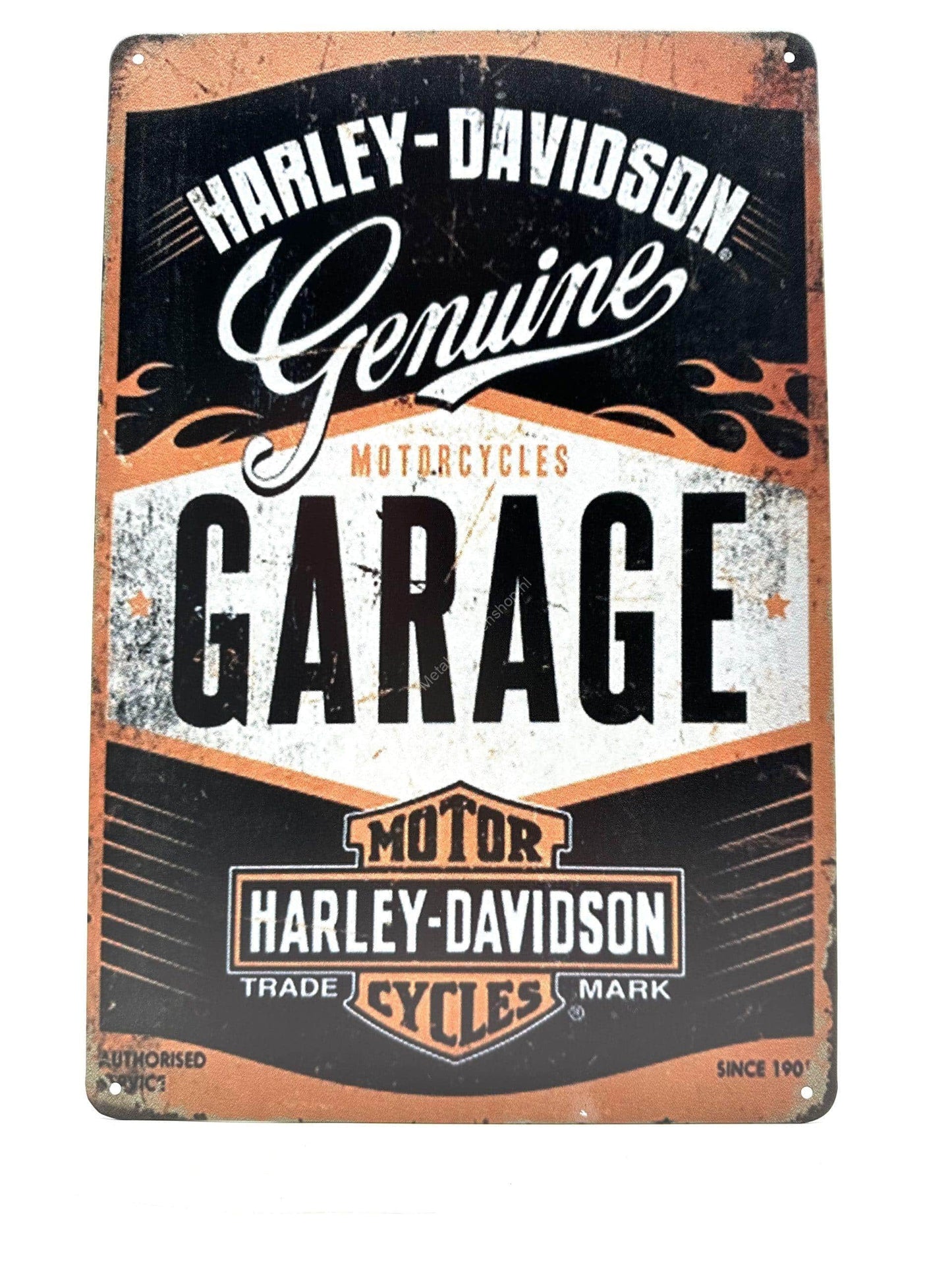 Metalen Wandbord - Harley-Davidson