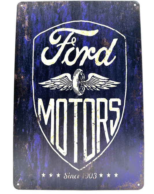 Metallwandschild – Ford Motors 1903