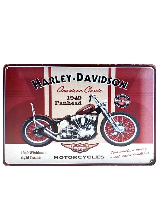 Metal Wall Sign - Harley-Davidson American Classic 1949