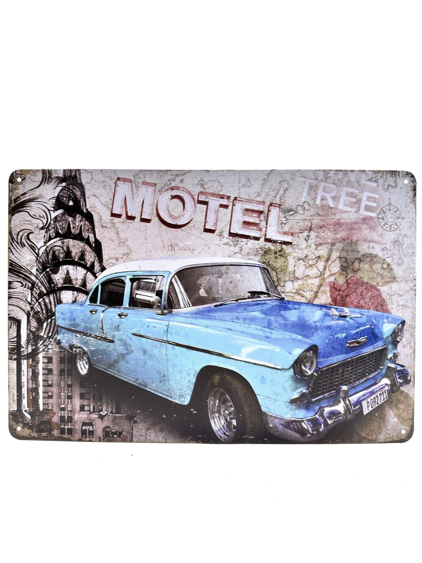 Metal Wall Sign - Motel Old Timer