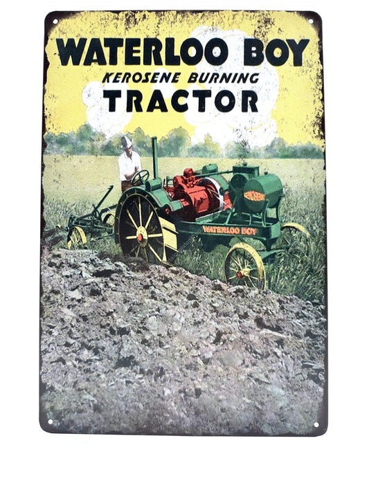 Metal Wall Sign - Waterloo Boy Tractor