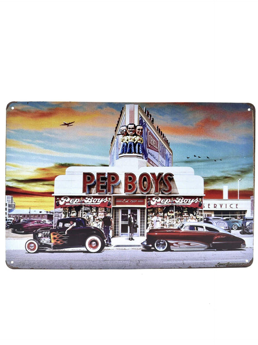 Metal Wall Sign - Pep Boys