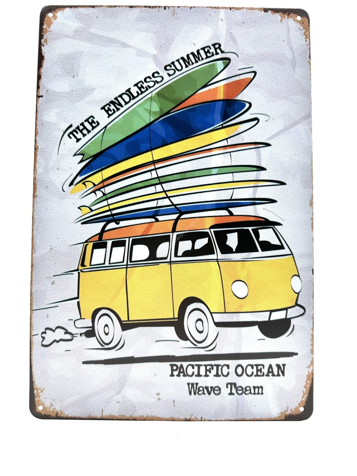 Metal Wall Sign - The Endless Summer