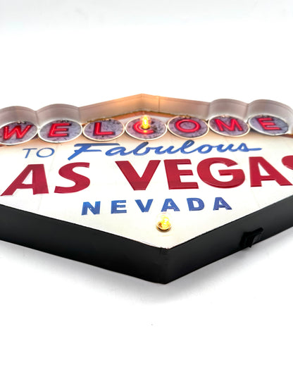 Metalen Lichtbord - Las Vegas Nevada - LED verlichting