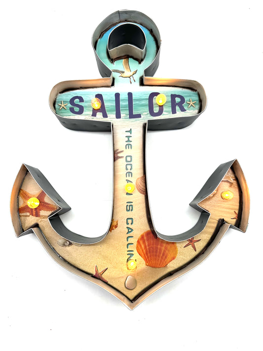 Metal Light Board - Sailor - LED lighting 