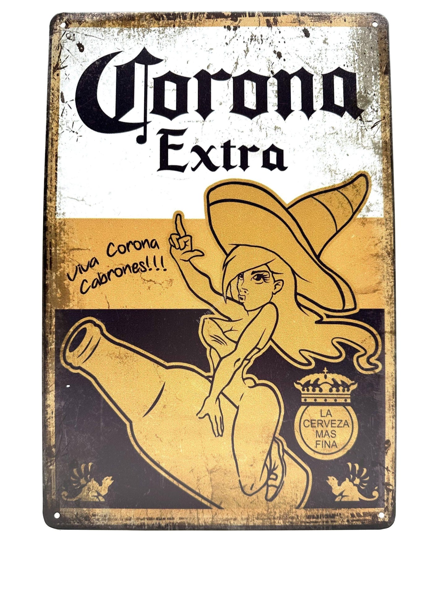 Metalen Wandbord - Corona Extra