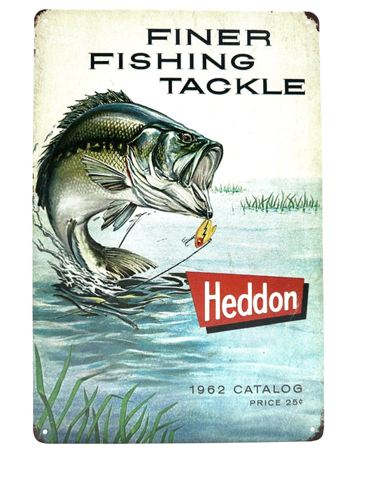 Metal Wall Sign - Finer Fishing Tackle