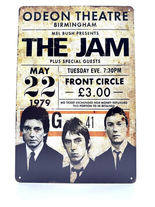 Metal Wall Sign - The Jam 1979