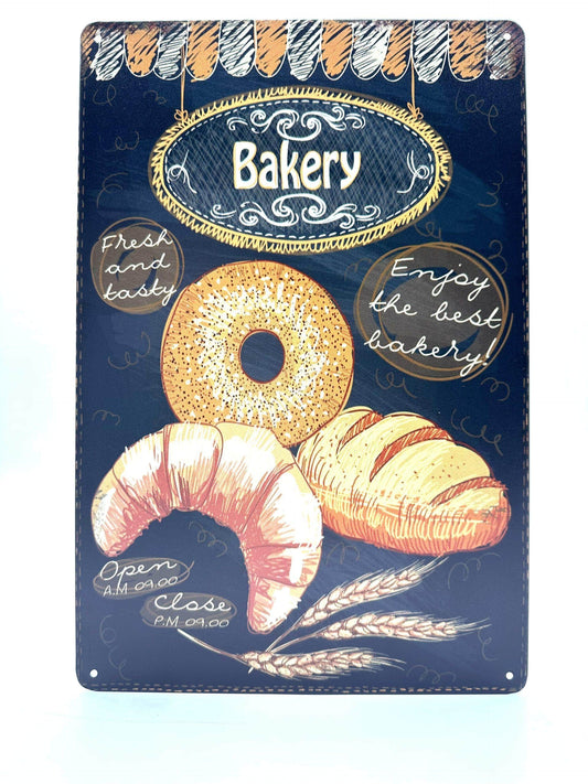 Metal Wall Sign - Bakery