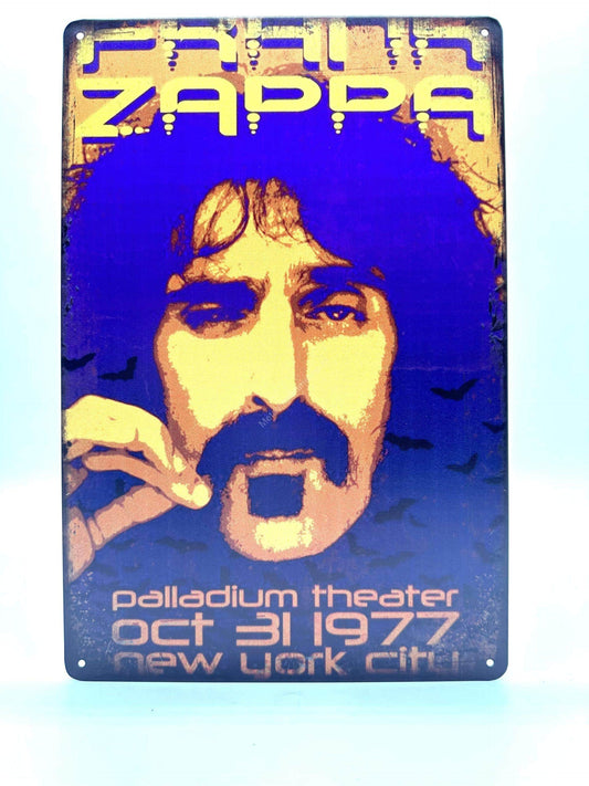 Metallwandschild - Frank Zappa