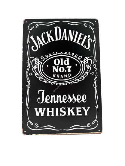 Metalen Wandbord - Jack Daniels Tennessee Whiskey - Drank