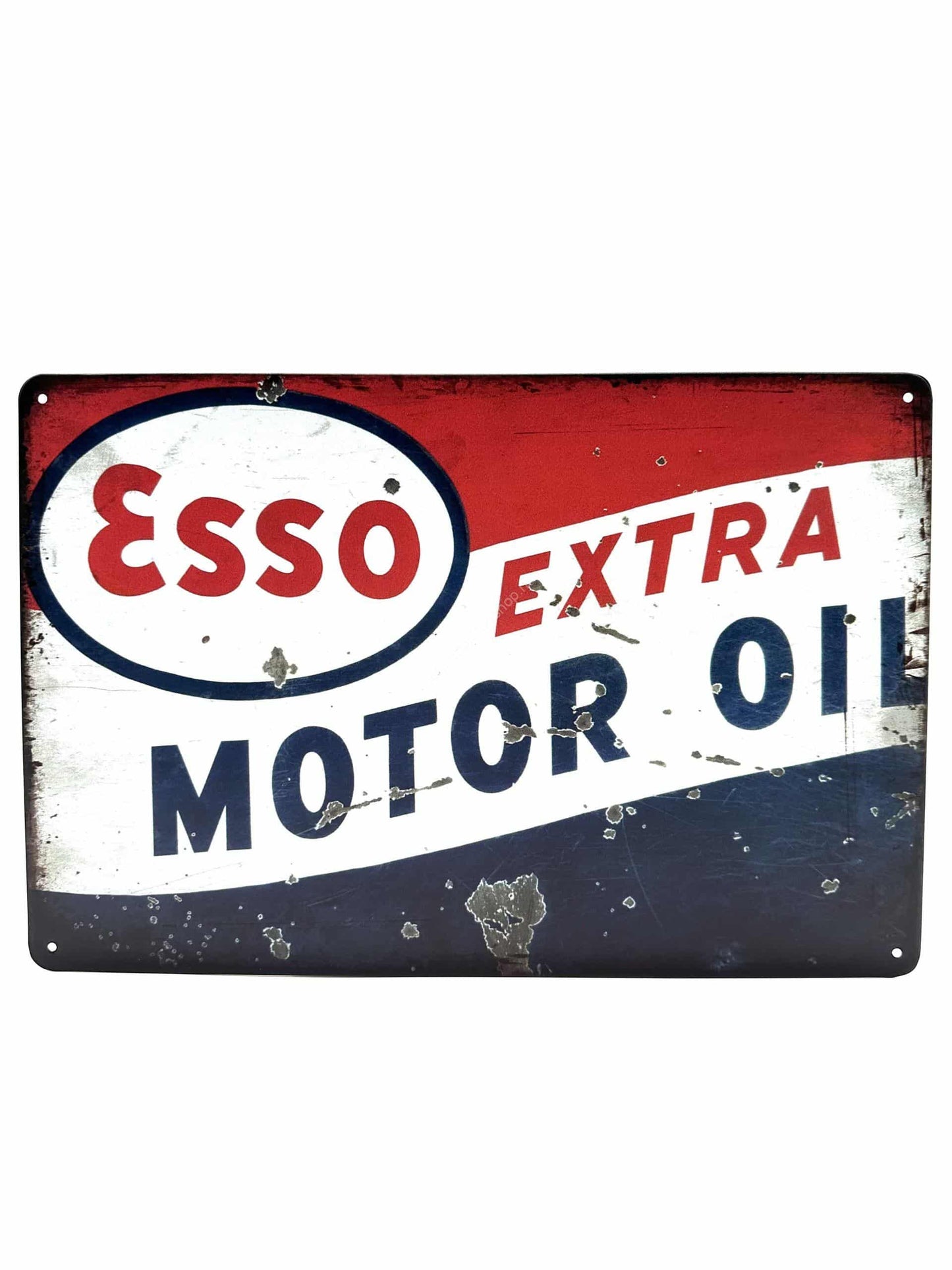 Wandschild aus Metall – Esso Motor Oil