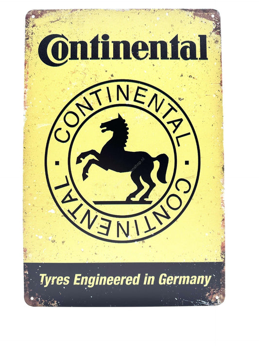 Metal Wall Sign - Continental