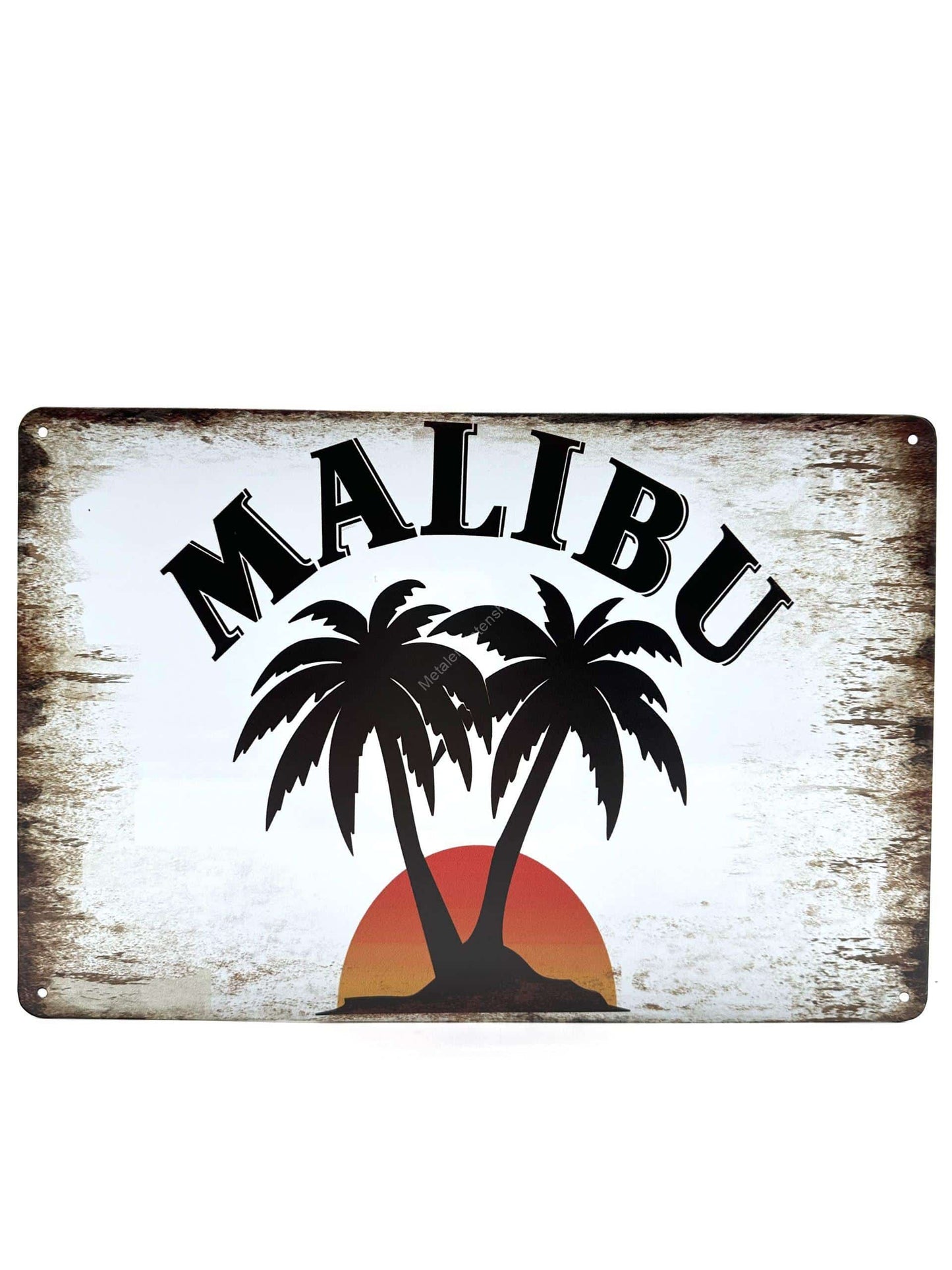 Metal Wall Sign - Malibu