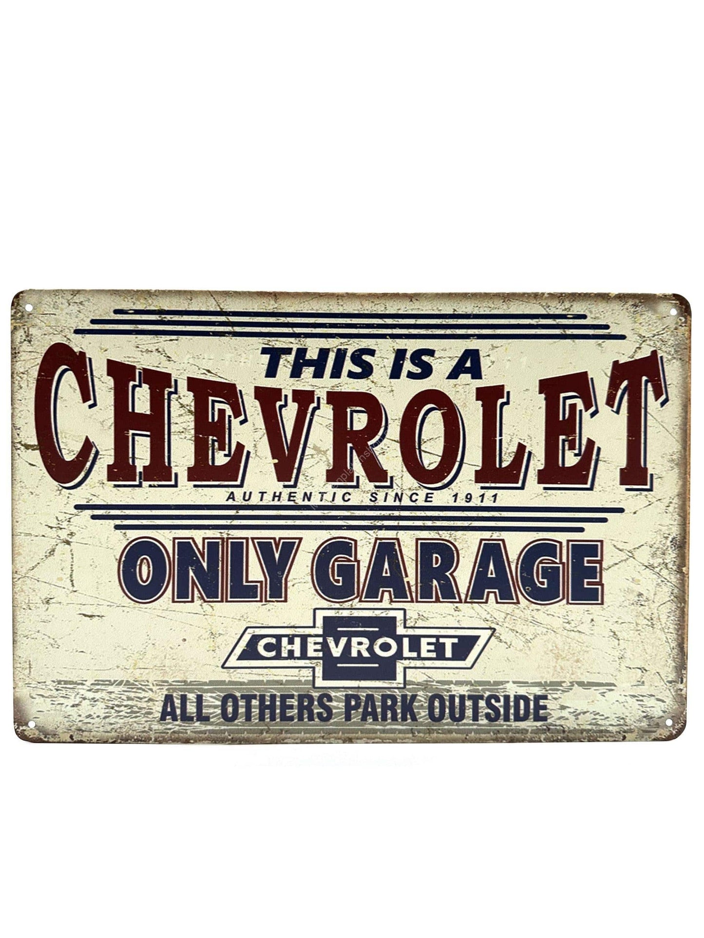 Metalen Wandbord - Chevrolet