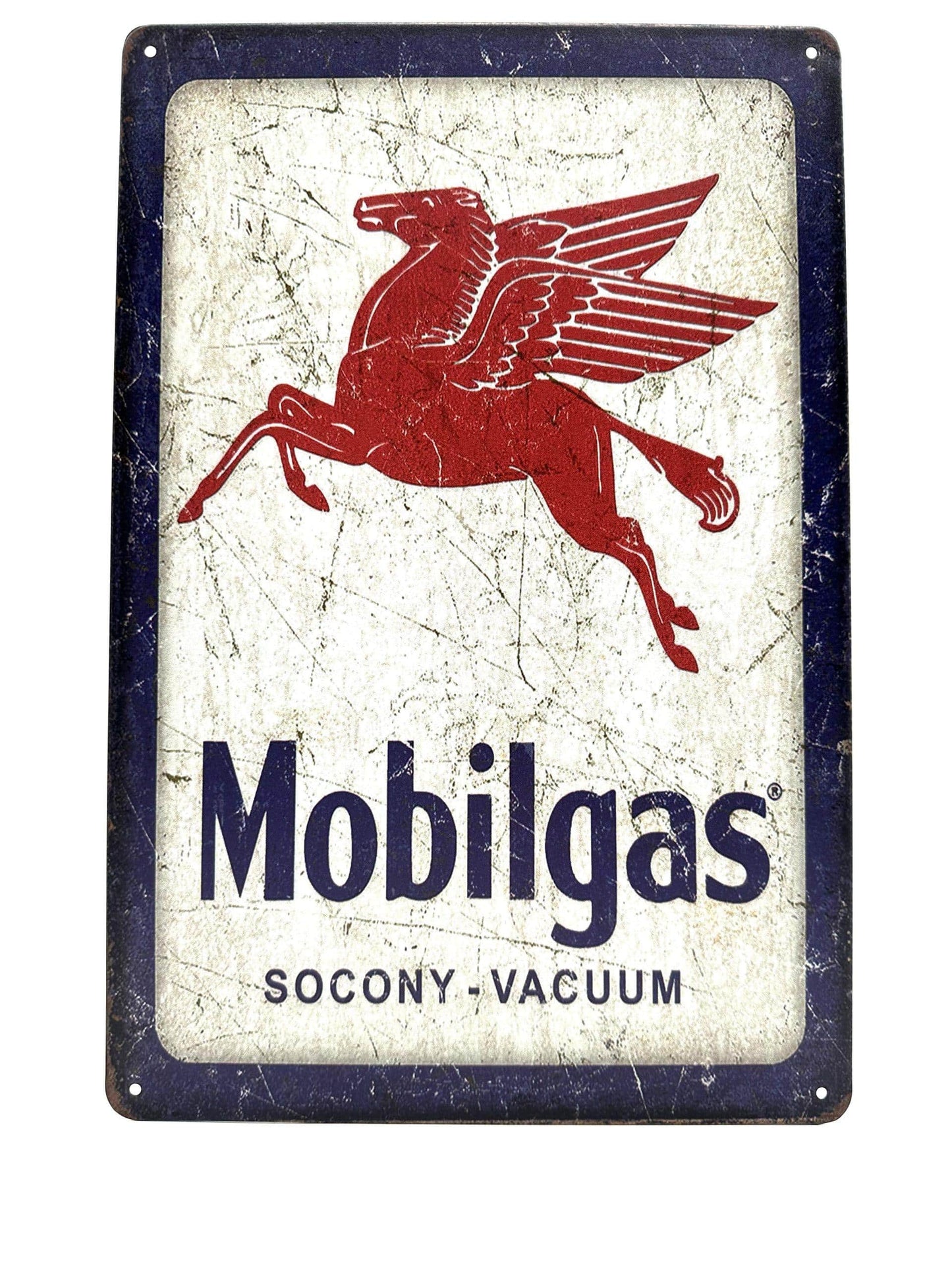 Metalen Wandbord - Mobilgas