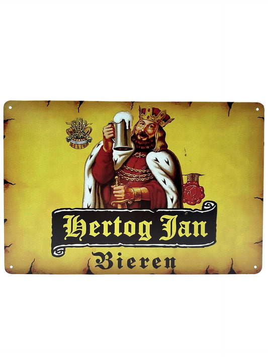 Metalen Wandbord - Hertog Jan - Bieren