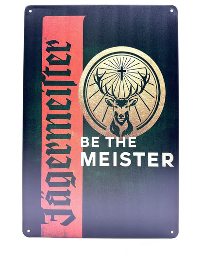 Metalen Wandbord - Jagermeister - Be the meister