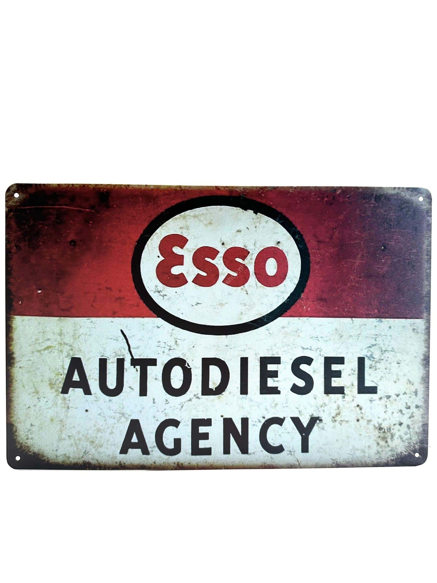 Metalen Wandbord - Esso - Autodiesel Agency