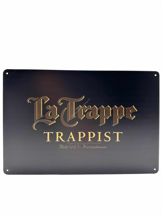 Metalen Wandbord - LaTrappe - Trappist