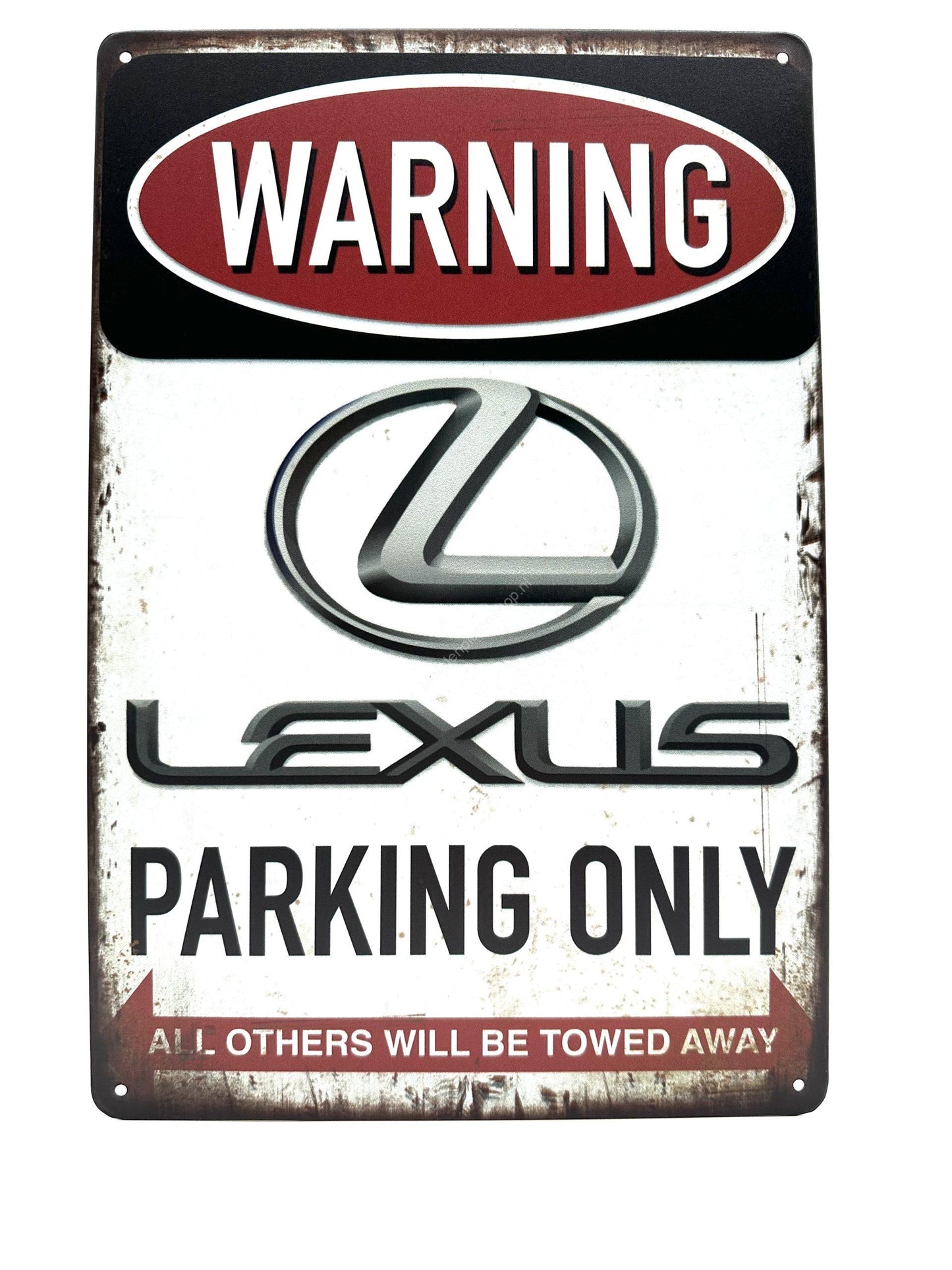 Metalen Wandbord - Warning - Lexus - Parking Only