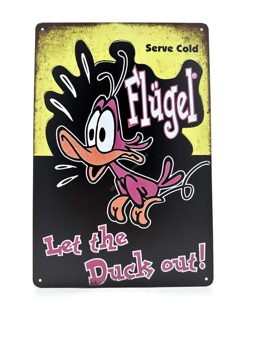 Metal Wall Sign - Flugel