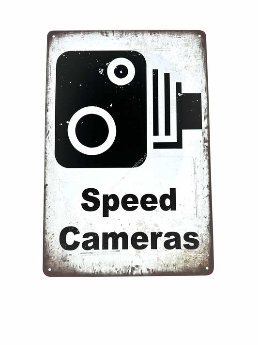 Metal Wall Sign - Speed ​​Camera - Speed ​​Cameras - Speed ​​Camera