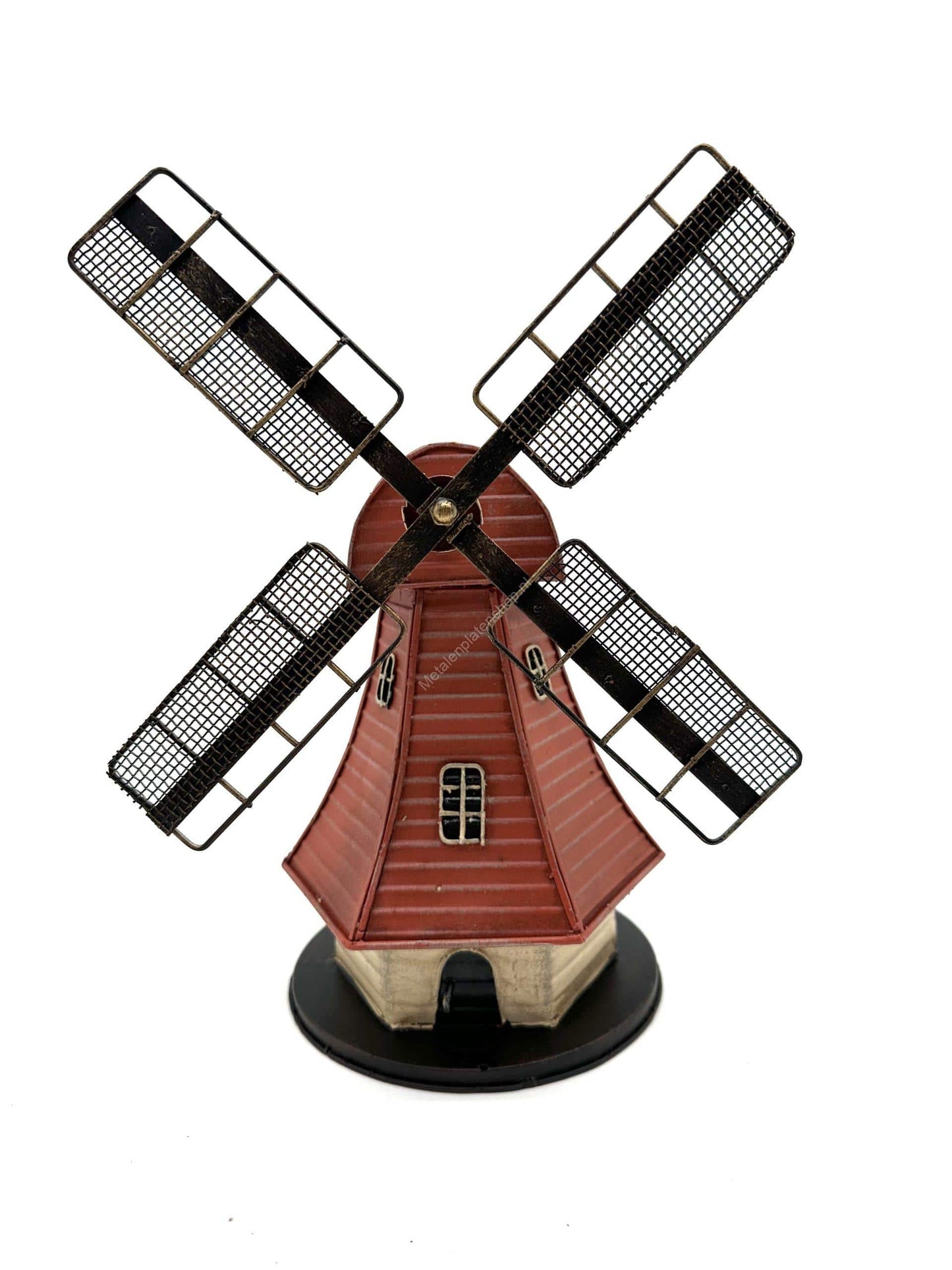 Hollandse Molen - Metalen Decoratie - 26cm