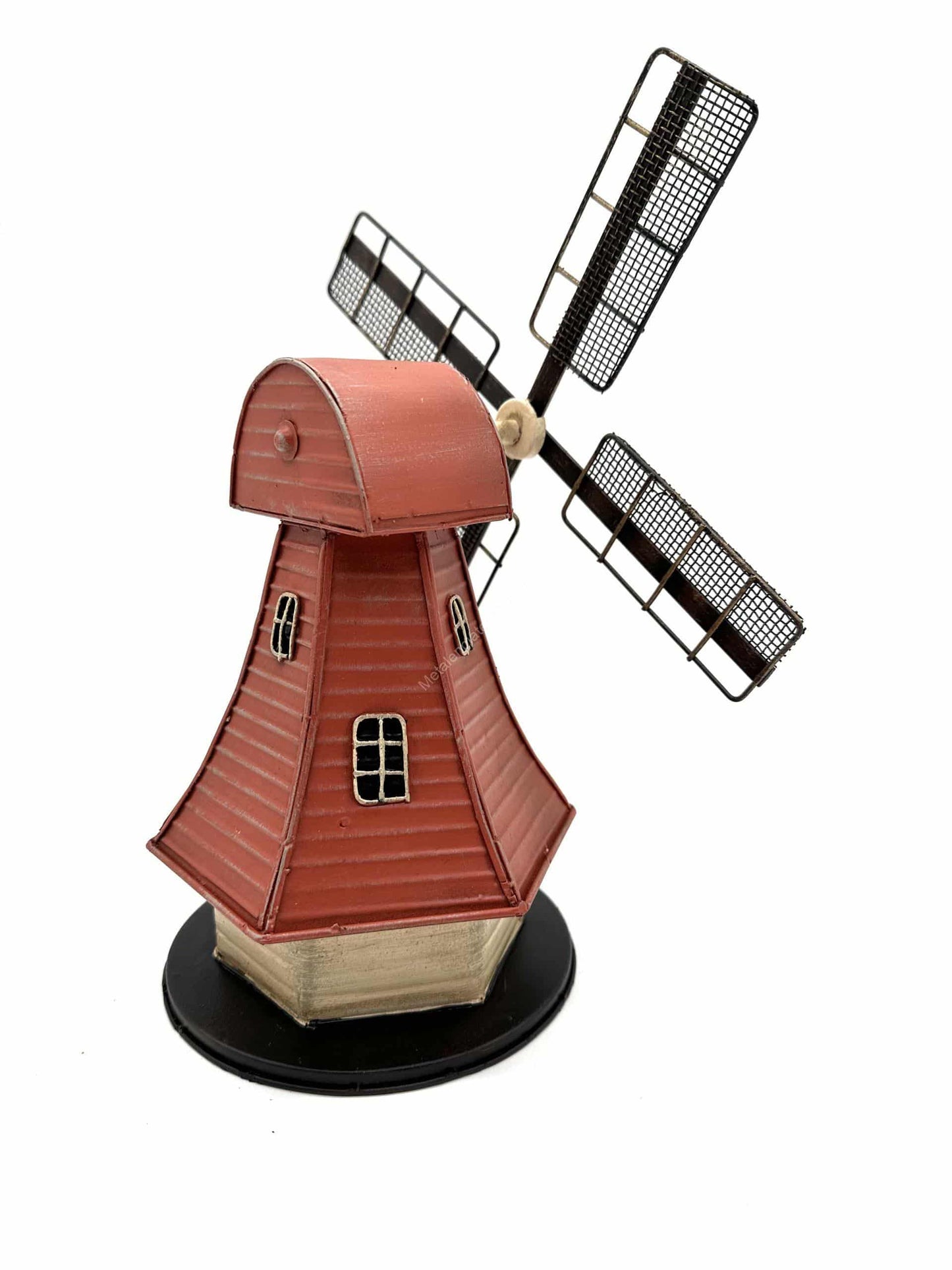 Hollandse Molen - Metalen Decoratie - 26cm