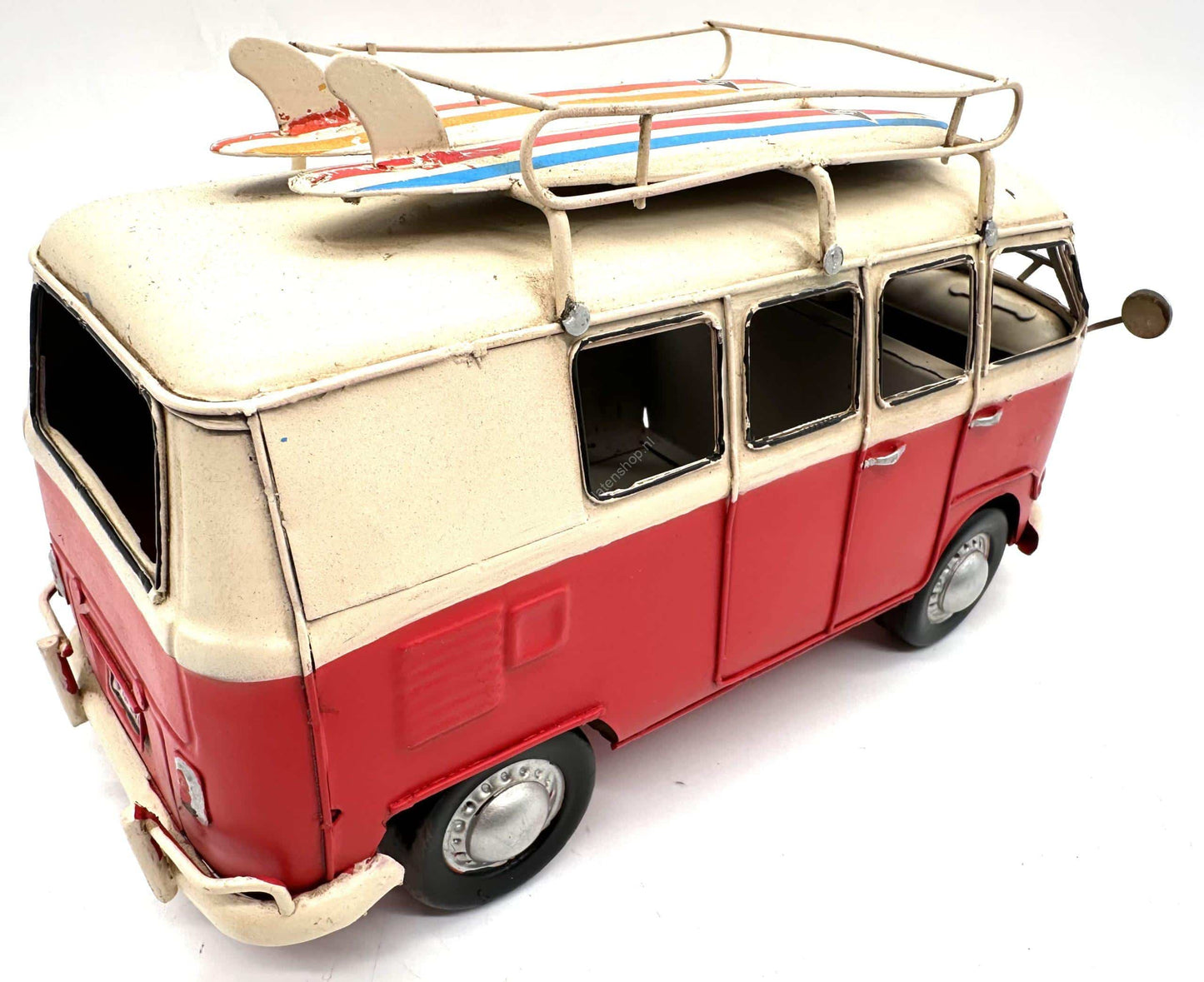 Volkswagen Transporter with Surfboards - Metal Vehicle Decoration - 27cm