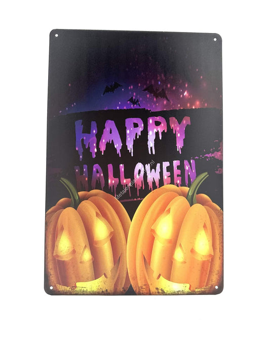 Metal Wall Sign - Happy Halloween 2