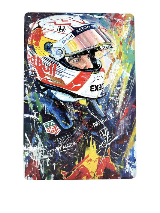 Metal Wall Sign - Max Verstappen - Formula 1 - #1