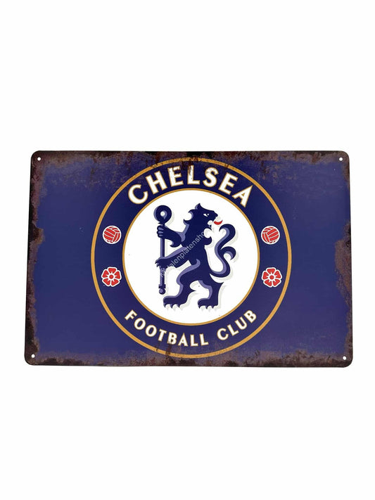 Metal Wall Sign - Chelsea Football Club - Football