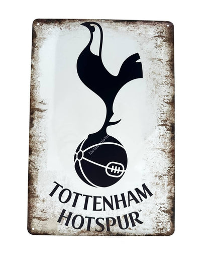 Metal Wall Sign - Tottenham Hotspur - Football