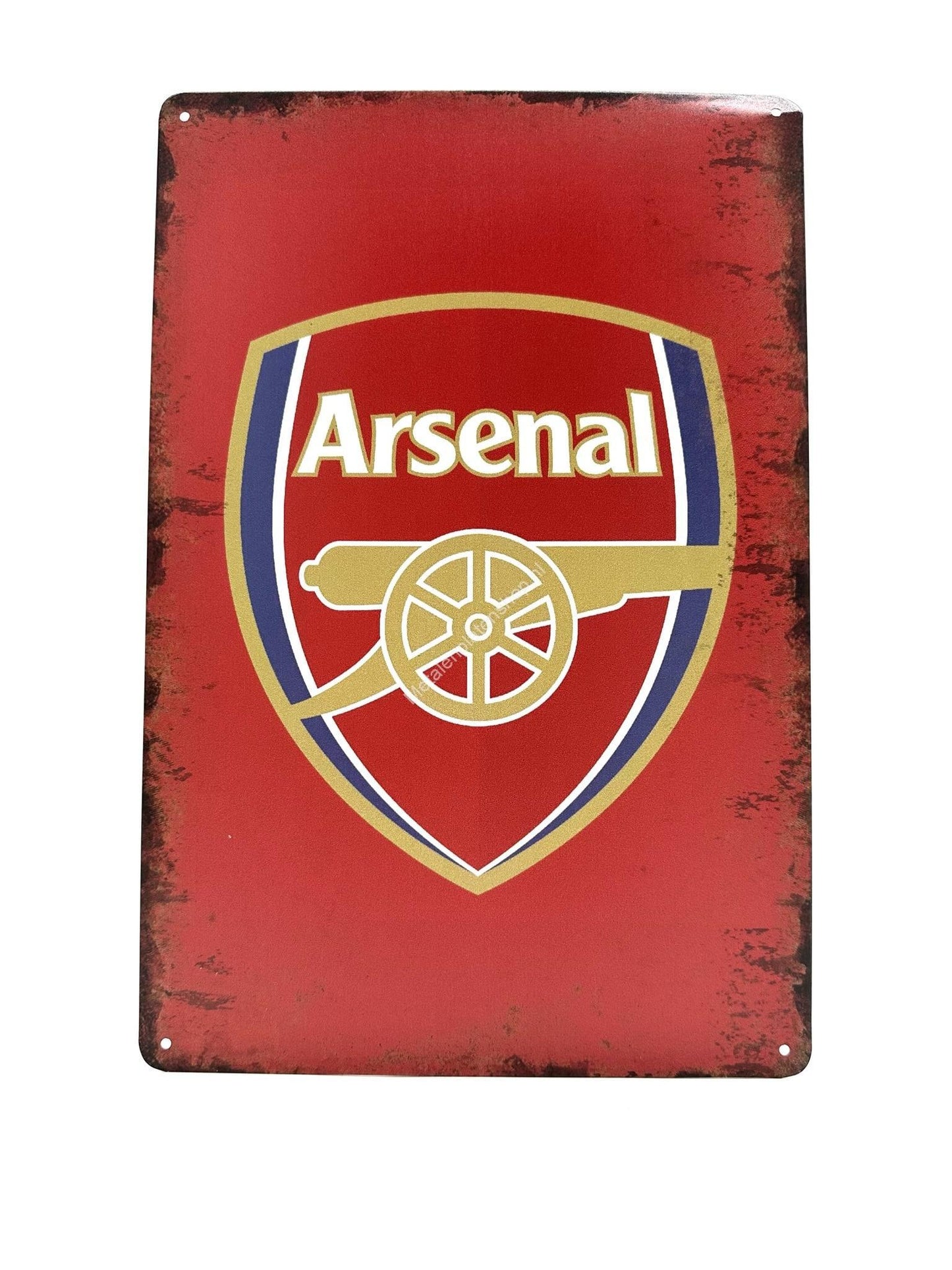 Wandschild aus Metall – Arsenal – Fußball